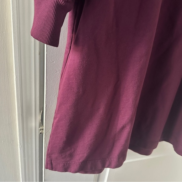 Michael Stars Veronica Terry Plum Puff Sleeve Dress‎ Women’s Size Large NWT - Picture 14 of 16